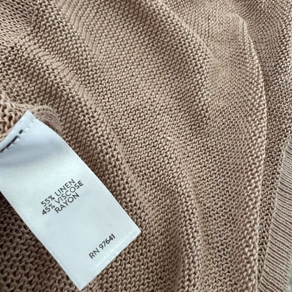 J. Jill Linen Long Cardigan Sweater XS - Picture 7 of 8